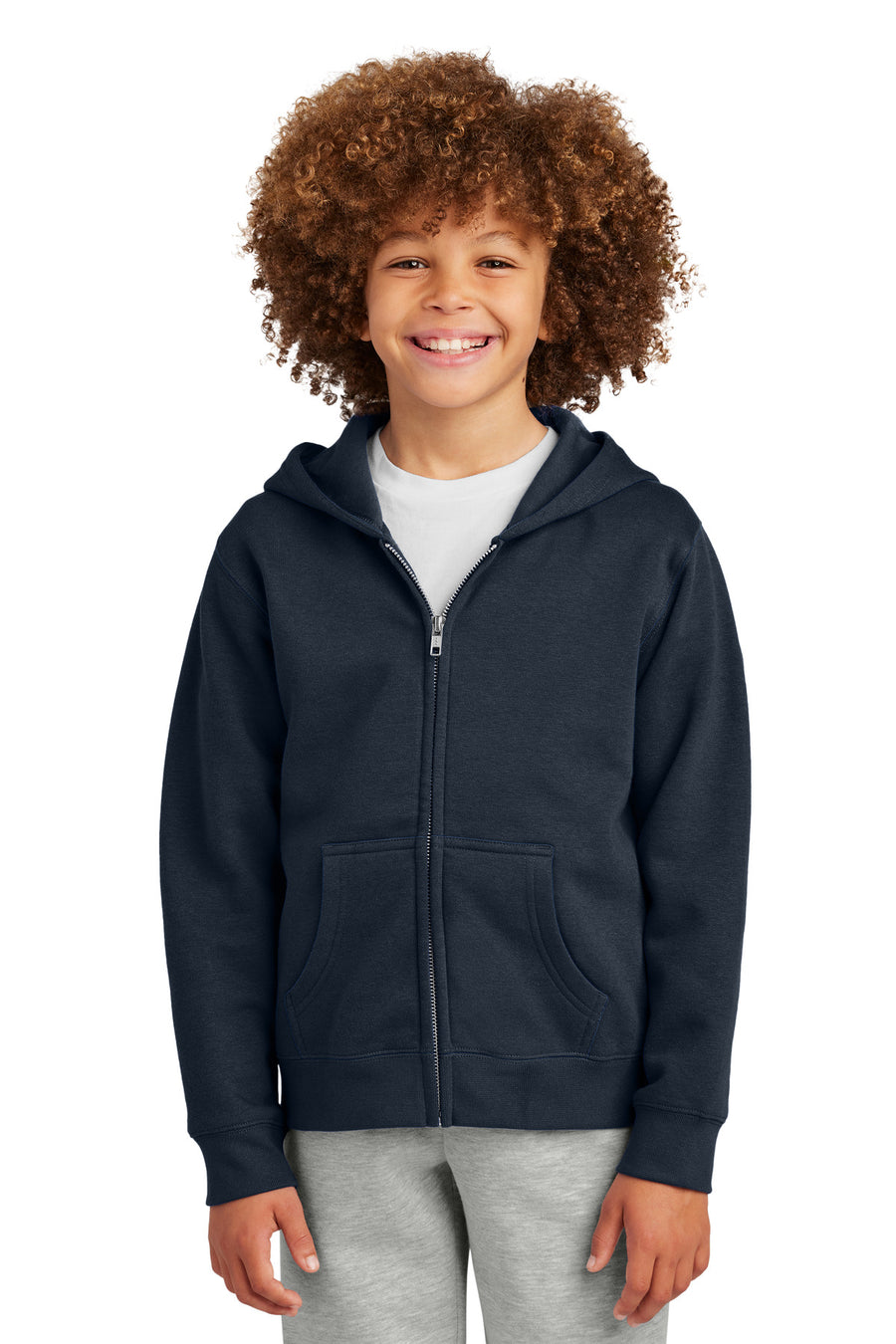 District ®  Youth V.I.T. ™  Fleece Full-Zip Hoodie DT6102Y