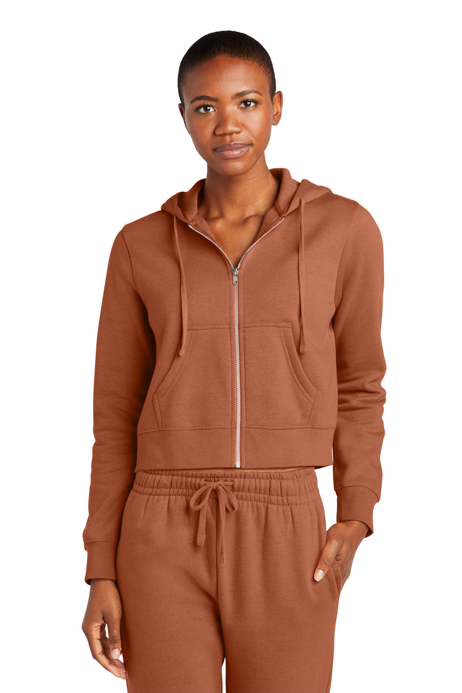 District ®  Women's V.I.T. ™  Fleece Full-Zip Hoodie DT6103