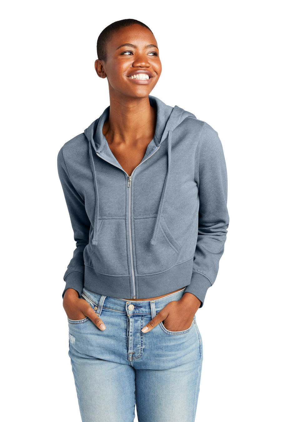 District ®  Women's V.I.T. ™  Fleece Full-Zip Hoodie DT6103