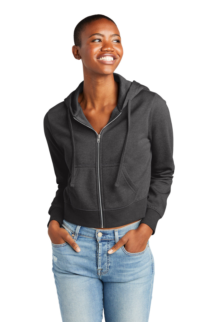 District ®  Women's V.I.T. ™  Fleece Full-Zip Hoodie DT6103