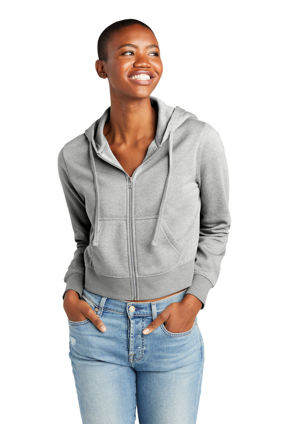 District ®  Women's V.I.T. ™  Fleece Full-Zip Hoodie DT6103