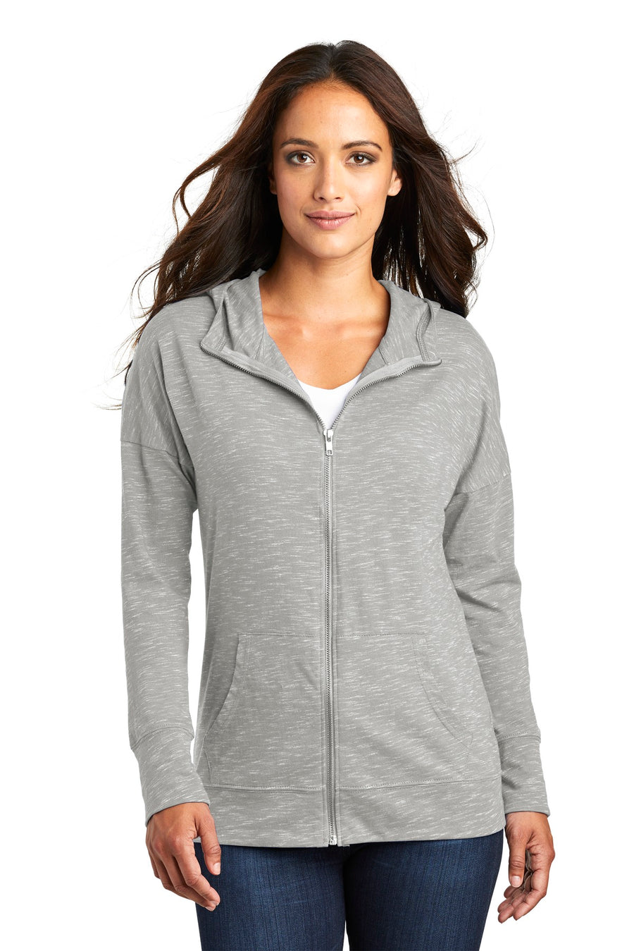 District  ®  Women's Medal Full-Zip Hoodie. DT665