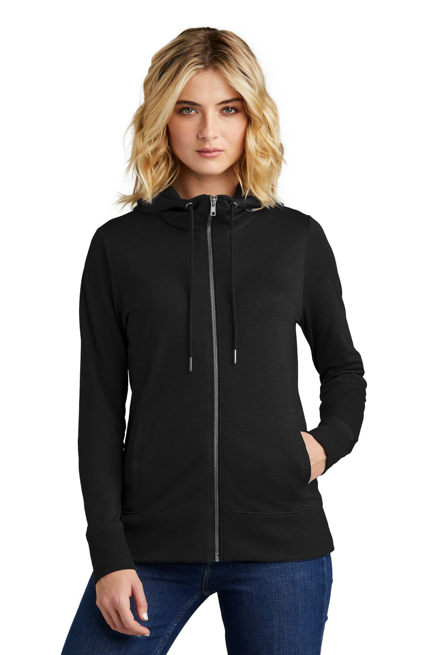 District ®  Women's Featherweight French Terry ™  Full-Zip Hoodie DT673