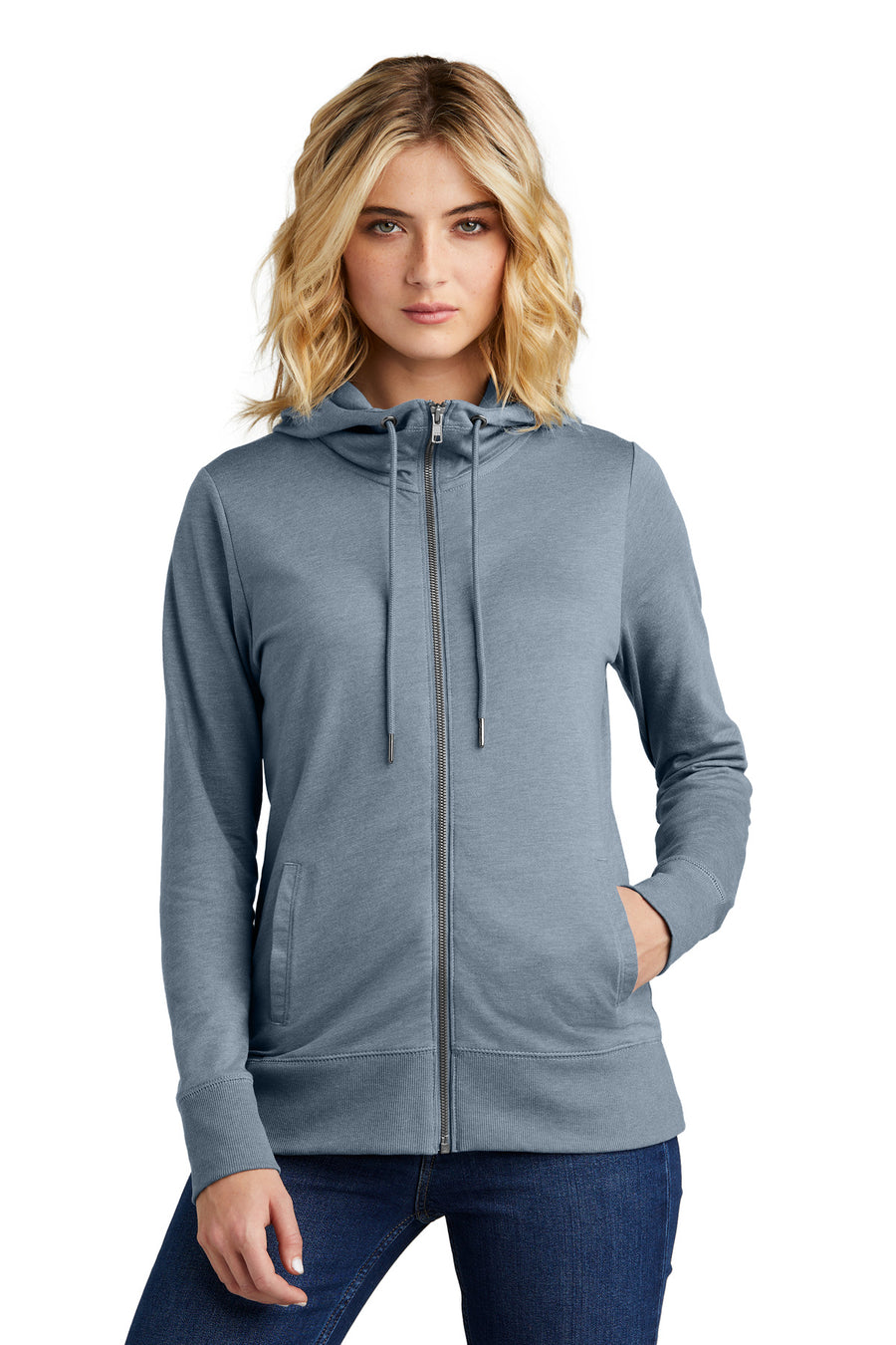 District ®  Women's Featherweight French Terry ™  Full-Zip Hoodie DT673