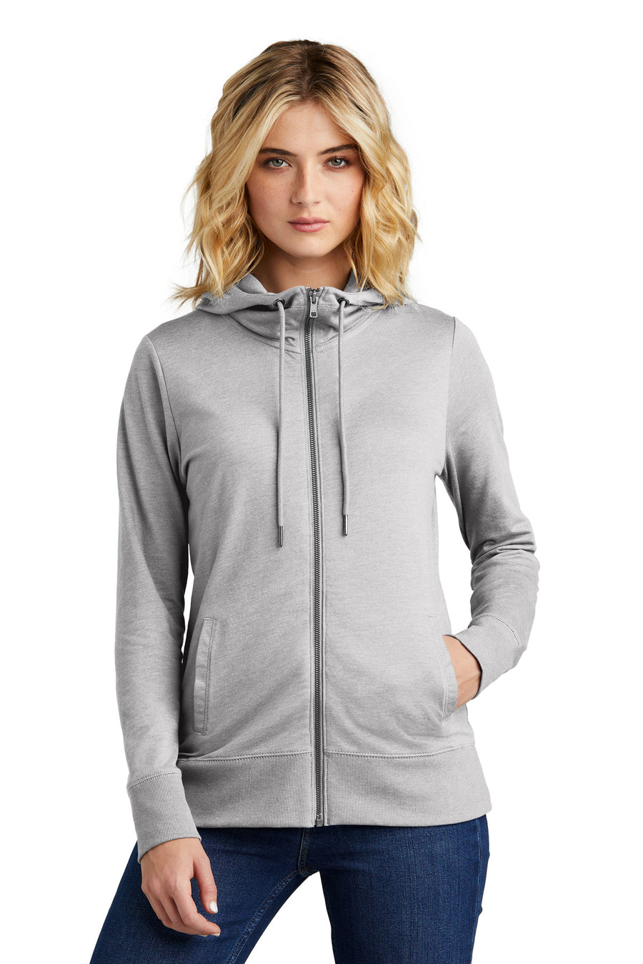 District ®  Women's Featherweight French Terry ™  Full-Zip Hoodie DT673