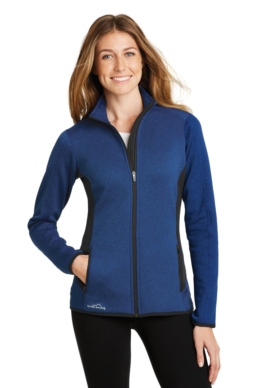 Eddie Bauer ®  Women's Full-Zip Heather Stretch Fleece Jacket. EB239