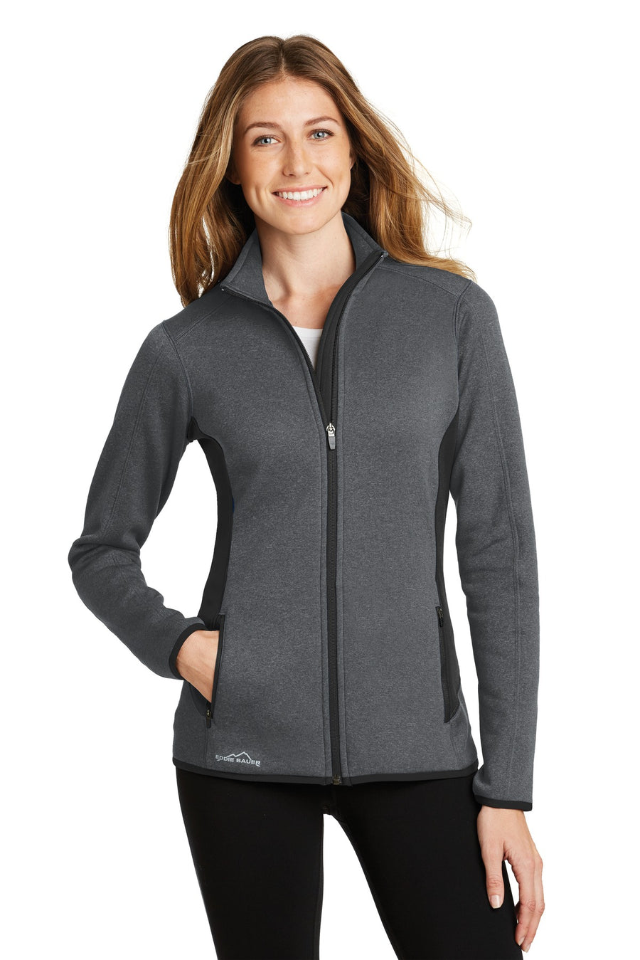 Eddie Bauer ®  Women's Full-Zip Heather Stretch Fleece Jacket. EB239