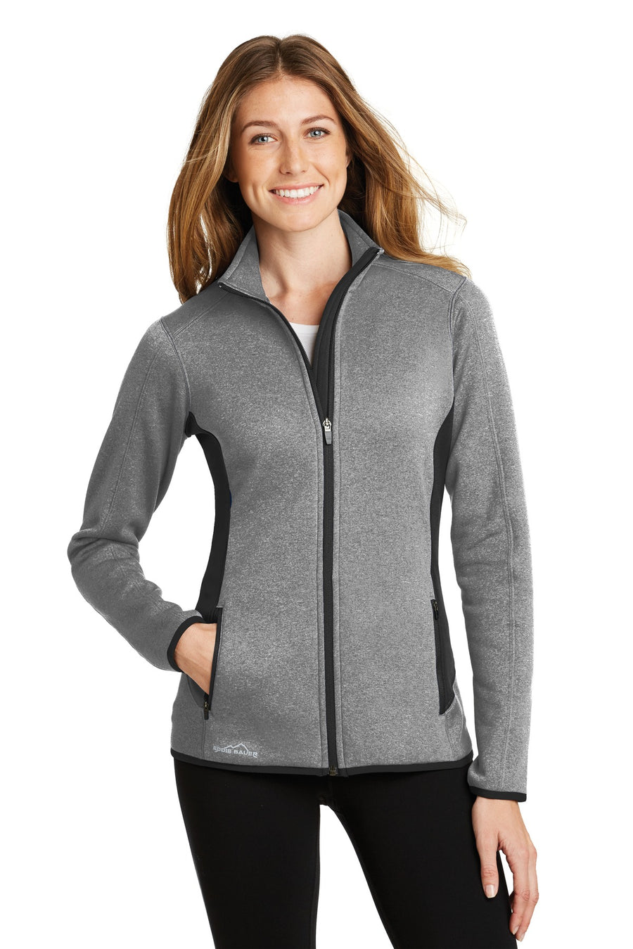 Eddie Bauer ®  Women's Full-Zip Heather Stretch Fleece Jacket. EB239