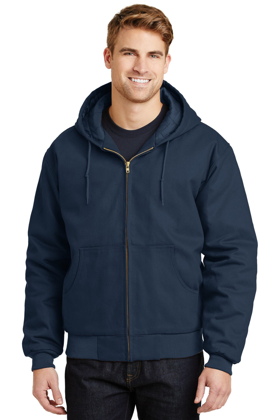 CornerStone ®  - Duck Cloth Hooded Work Jacket.  J763H