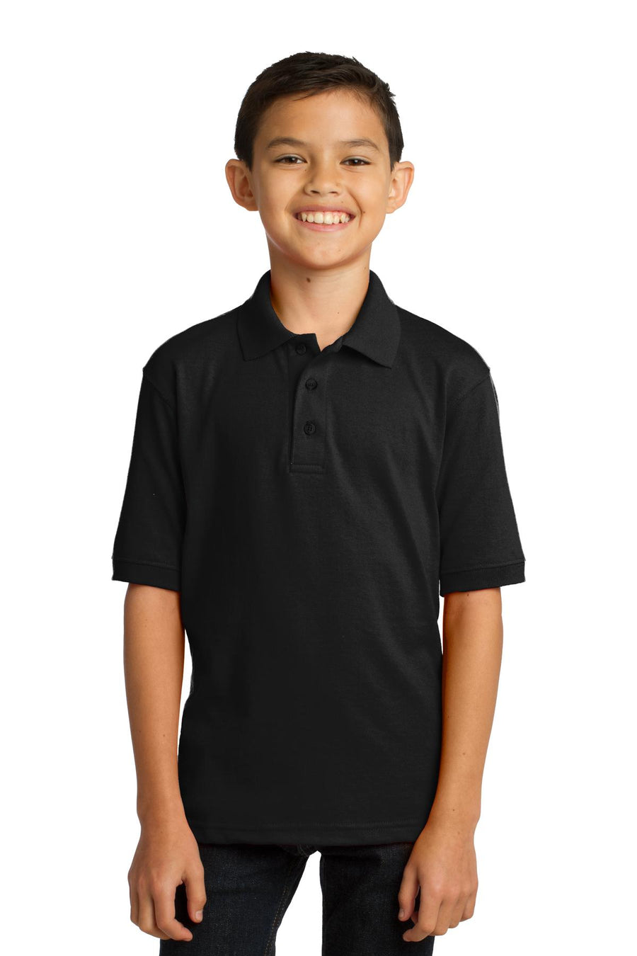 Port & Company ®  Youth Core Blend Jersey Knit Polo. KP55Y