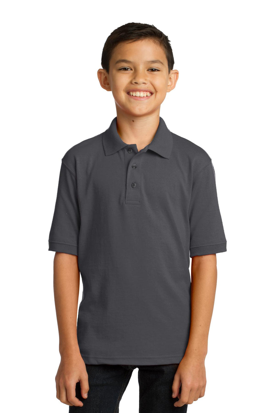 Port & Company ®  Youth Core Blend Jersey Knit Polo. KP55Y