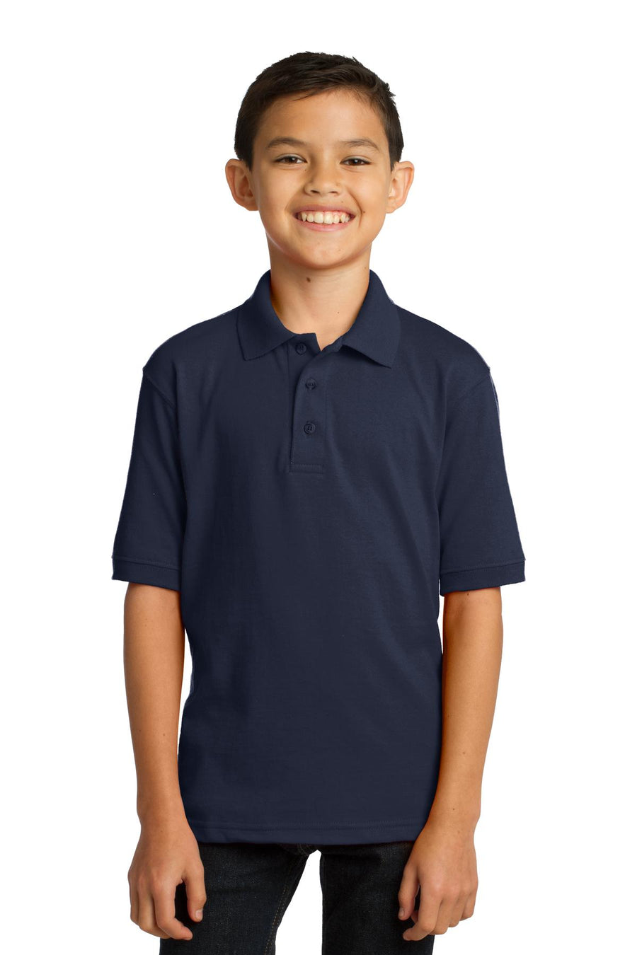 Port & Company ®  Youth Core Blend Jersey Knit Polo. KP55Y