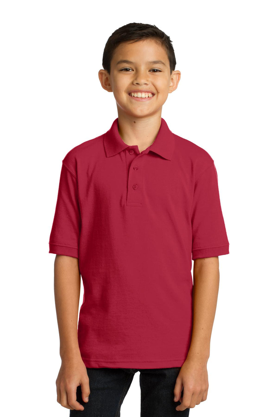 Port & Company ®  Youth Core Blend Jersey Knit Polo. KP55Y