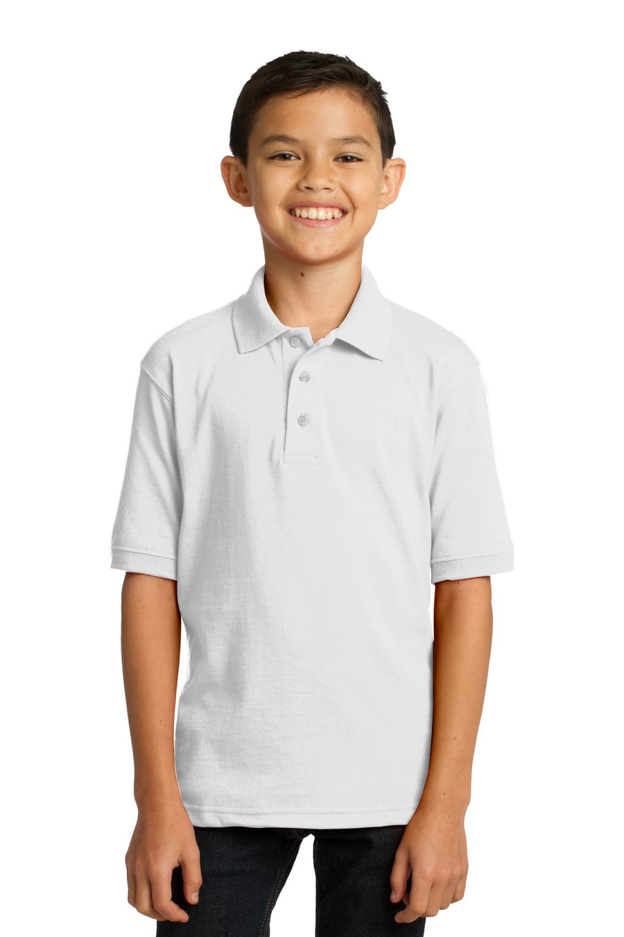 Port & Company ®  Youth Core Blend Jersey Knit Polo. KP55Y