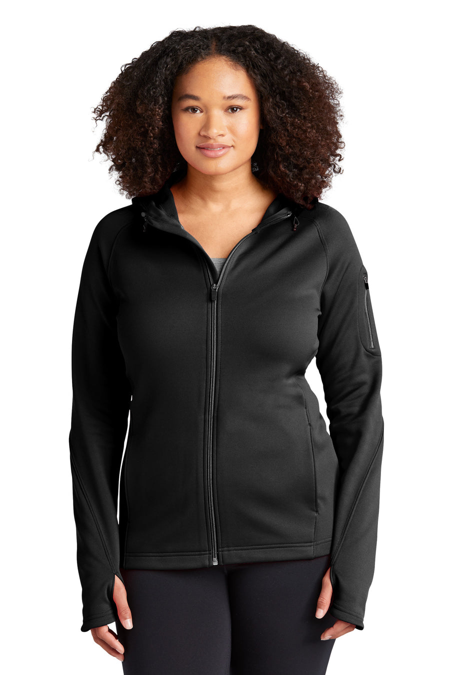 Sport-Tek ®  Women's Tech Fleece Full-Zip Hooded Jacket. L248