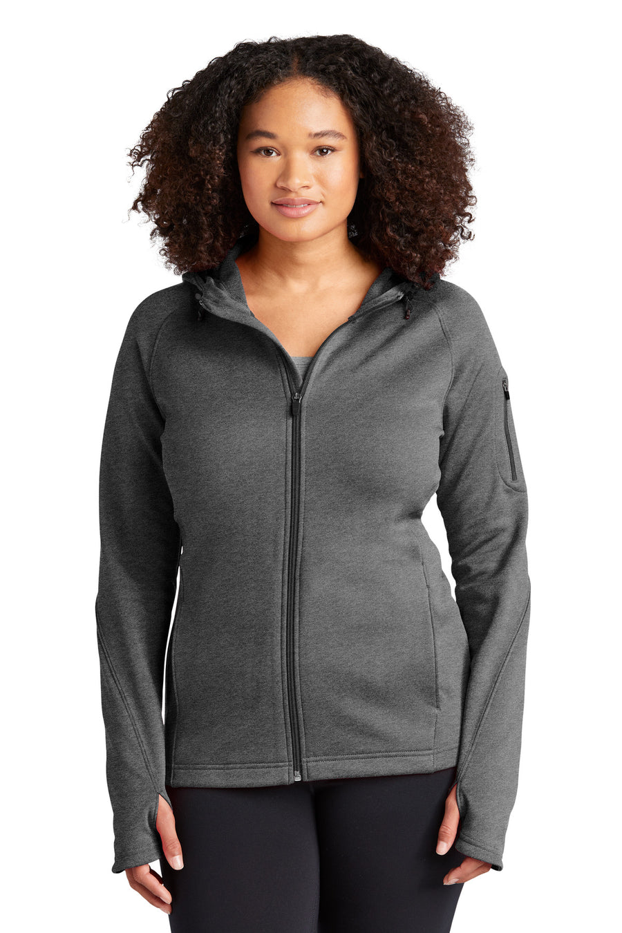 Sport-Tek ®  Women's Tech Fleece Full-Zip Hooded Jacket. L248