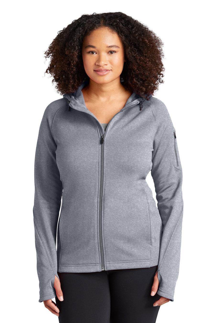 Sport-Tek ®  Women's Tech Fleece Full-Zip Hooded Jacket. L248