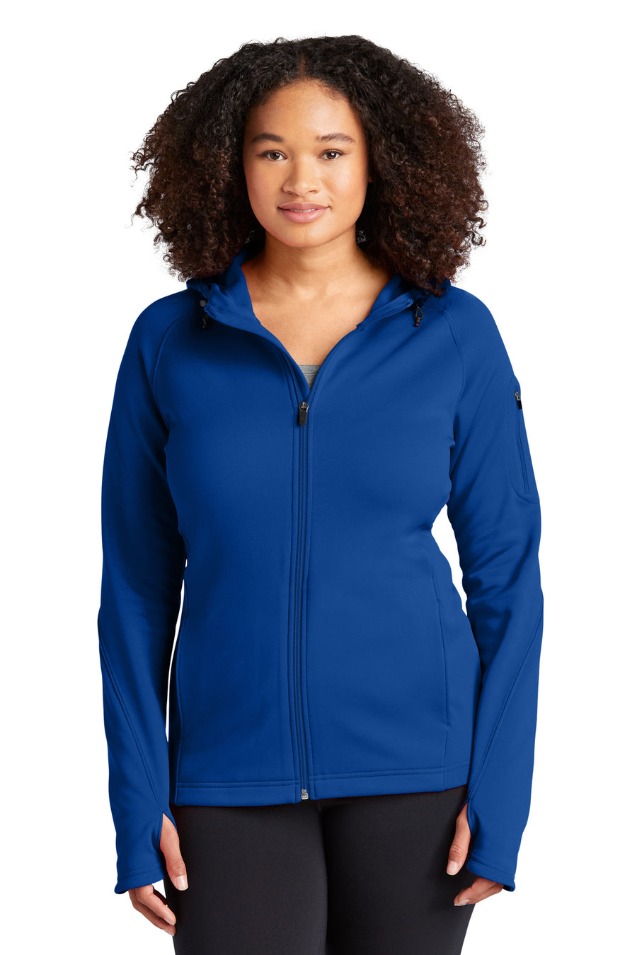 Sport-Tek ®  Women's Tech Fleece Full-Zip Hooded Jacket. L248