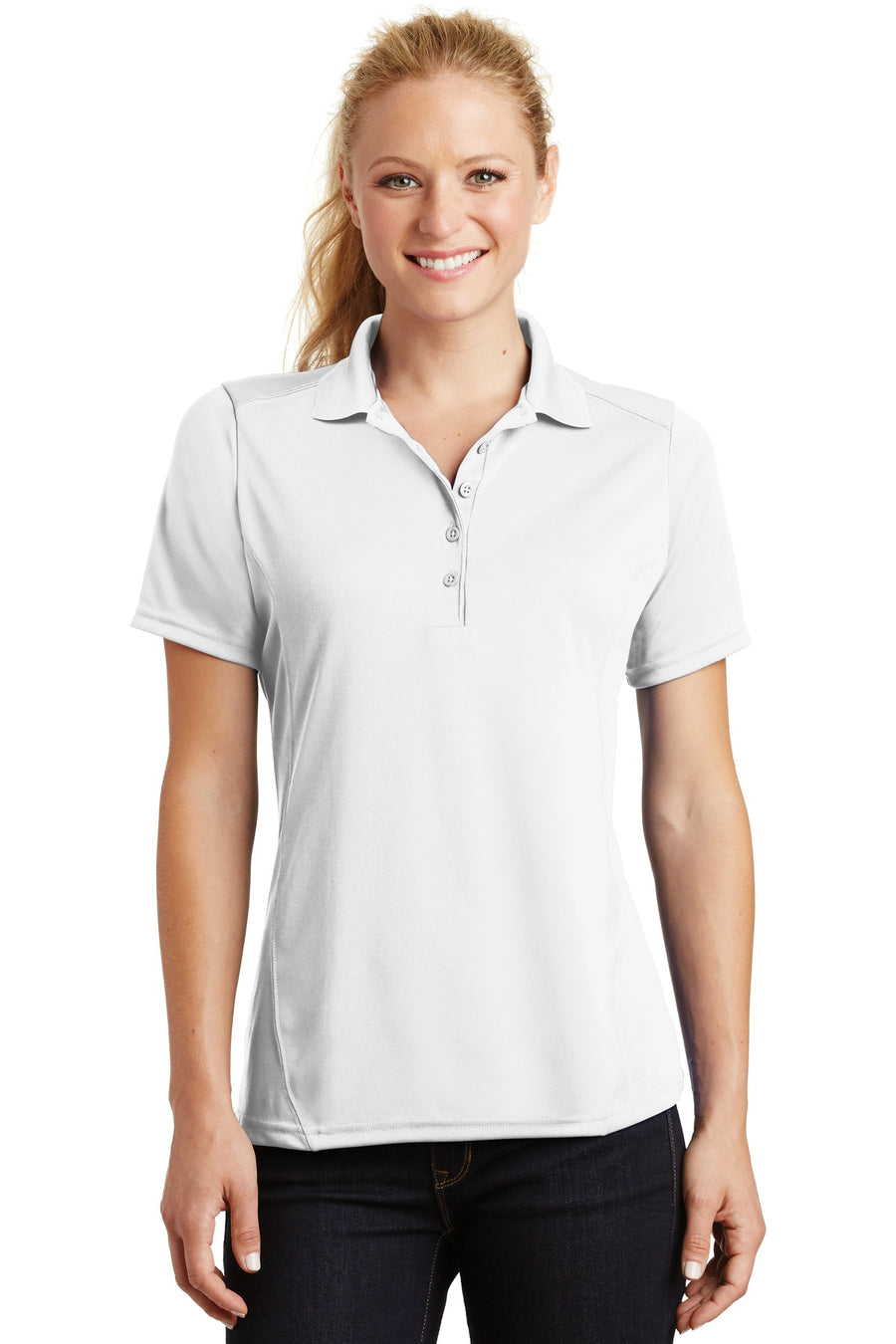 Sport-Tek ®  Women's Dry Zone ®  Raglan Accent Polo. L475