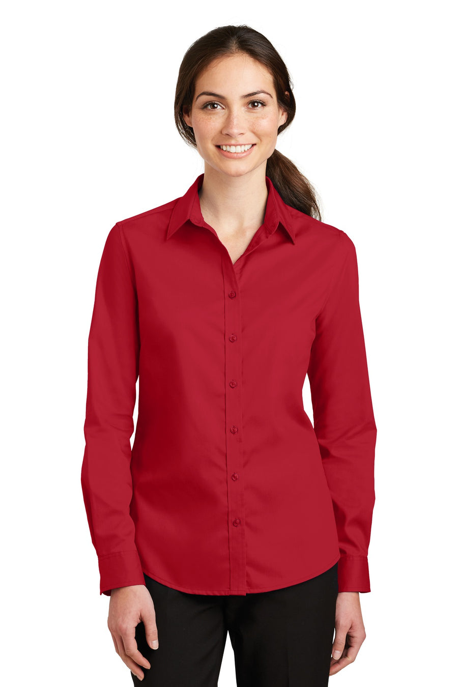 Port Authority ®  Women's SuperPro ™  Twill Shirt. L663