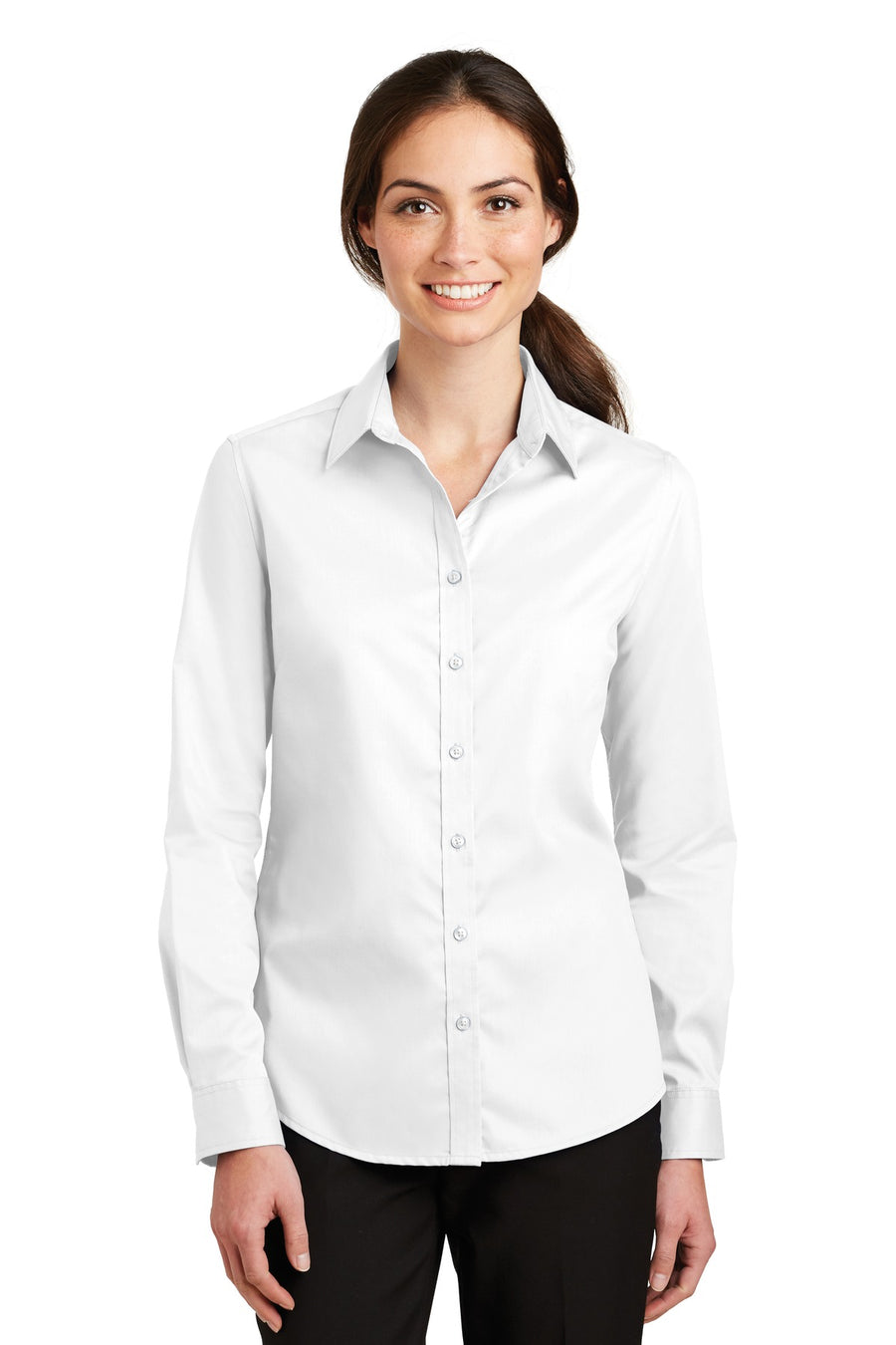 Port Authority ®  Women's SuperPro ™  Twill Shirt. L663