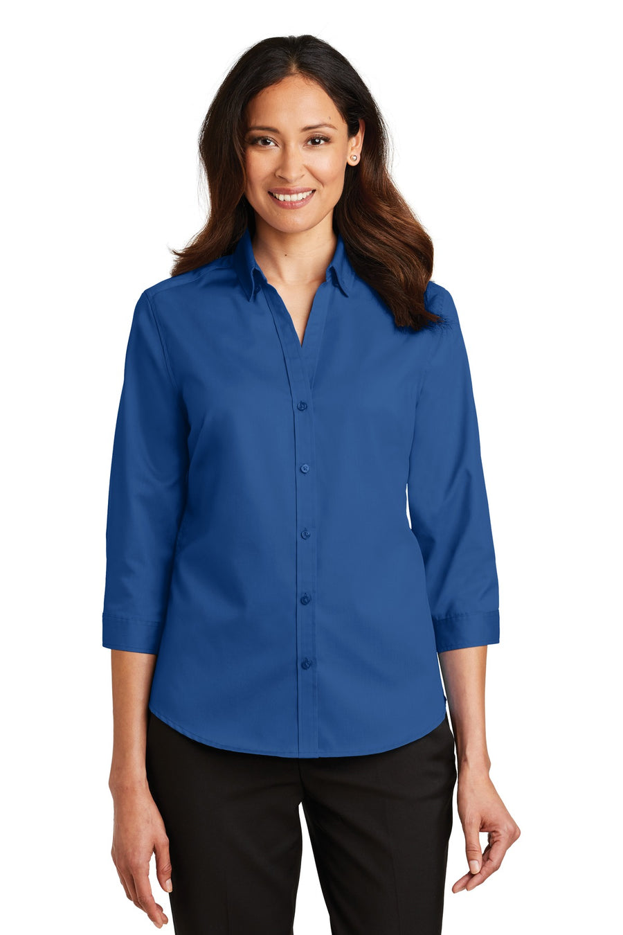 Port Authority ®  Women's 3/4-Sleeve SuperPro ™  Twill Shirt. L665