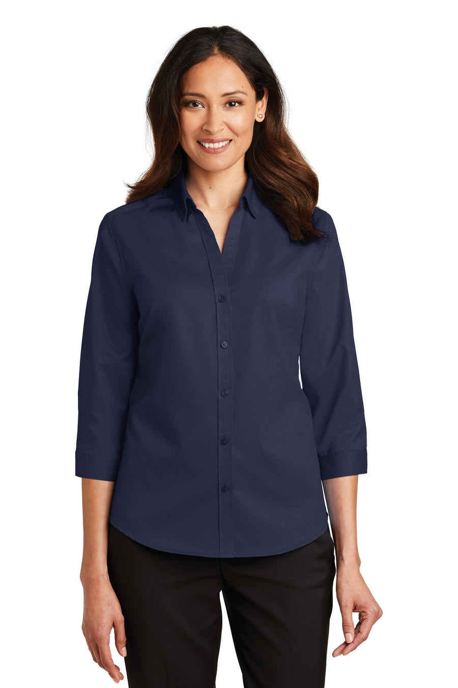 Port Authority ®  Women's 3/4-Sleeve SuperPro ™  Twill Shirt. L665