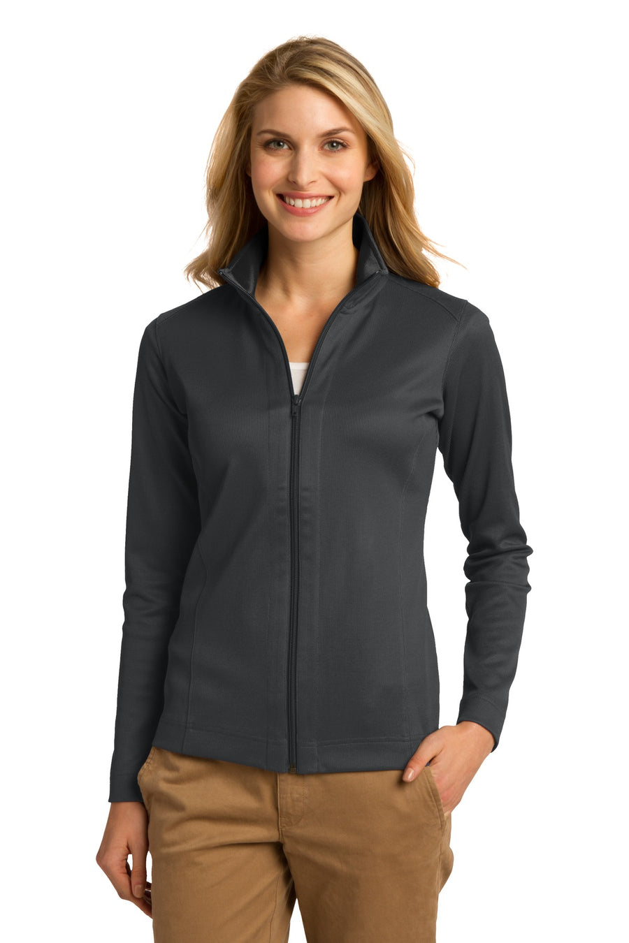 Port Authority ®  Women's Vertical Texture Full-Zip Jacket. L805