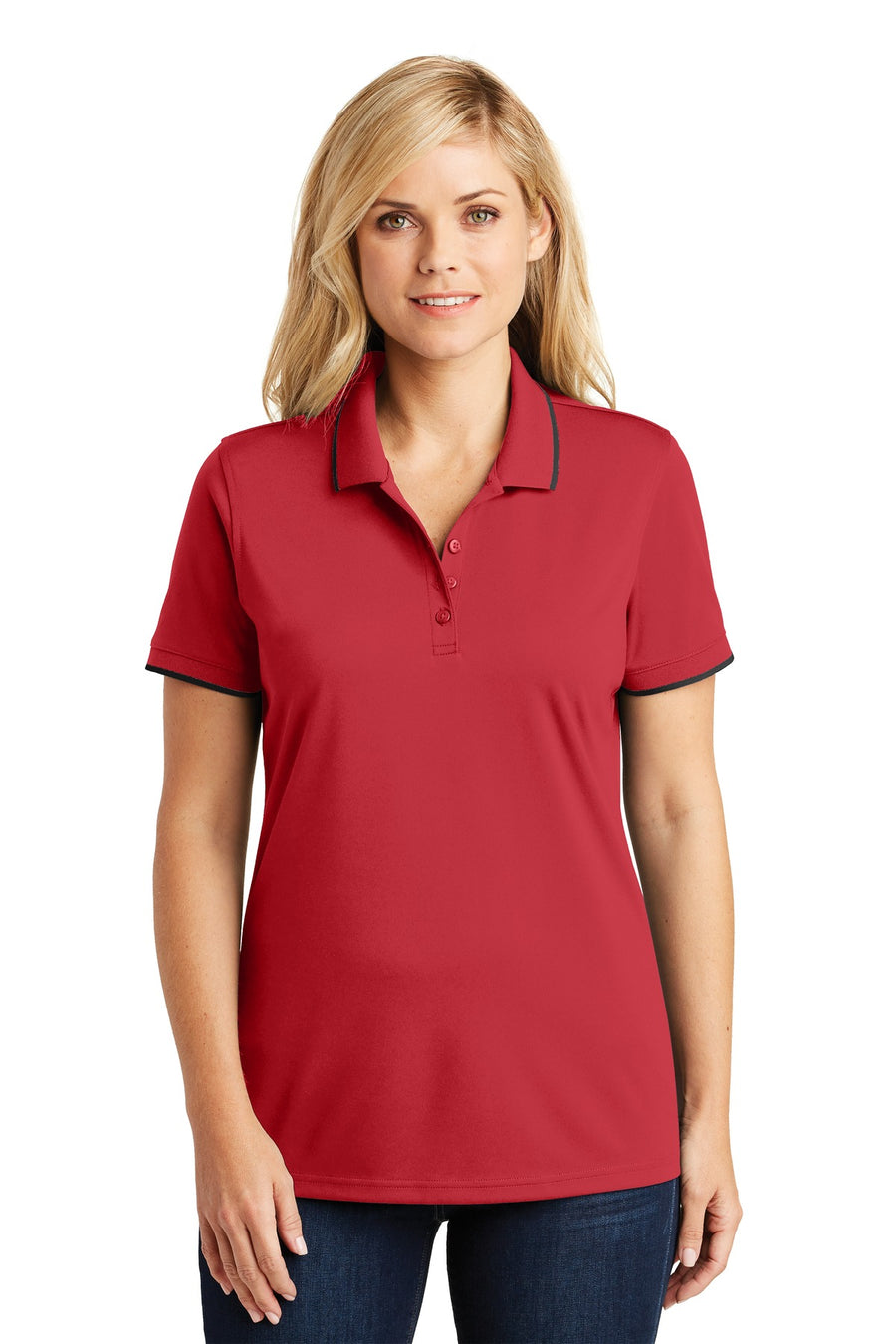 Port Authority ®  Women's Dry Zone ®  UV Micro-Mesh Tipped Polo. LK111