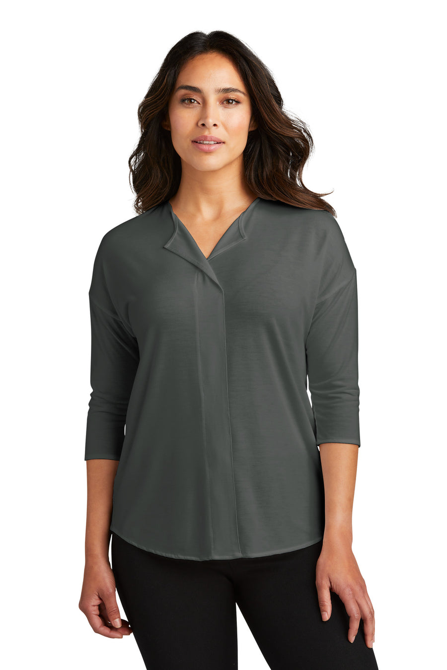 Port Authority ®  Women's Concept 3/4-Sleeve Soft Split Neck Top. LK5433