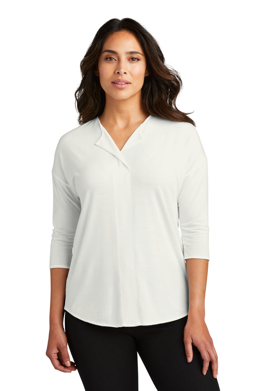 Port Authority ®  Women's Concept 3/4-Sleeve Soft Split Neck Top. LK5433