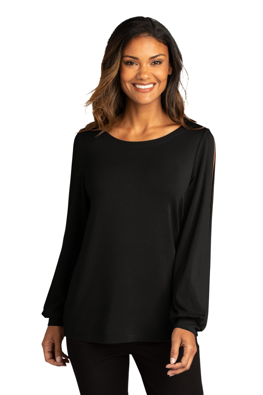 Port Authority  ®  Women's Luxe Knit Jewel Neck Top. LK5600