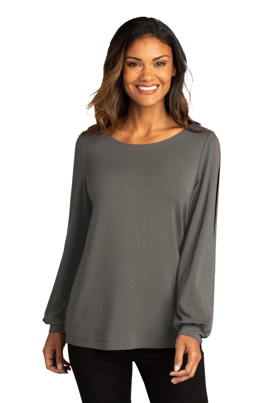 Port Authority  ®  Women's Luxe Knit Jewel Neck Top. LK5600