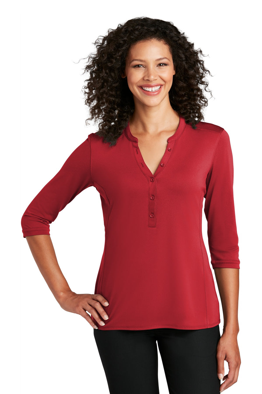 Port Authority  ®   Women's UV Choice Pique Henley LK750