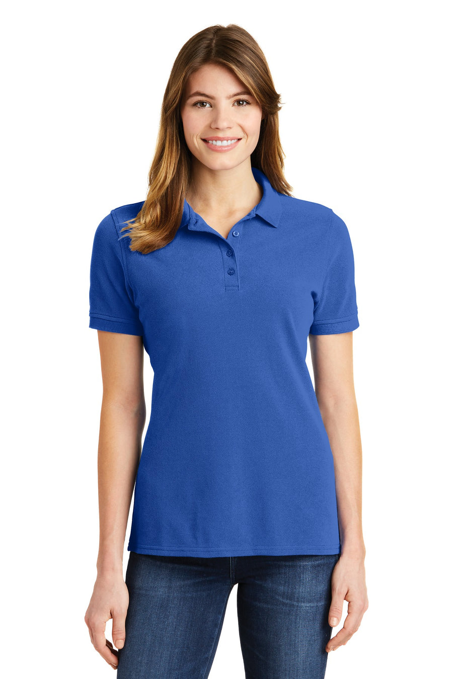 Port & Company ®  Ladies Combed Ring Spun Pique Polo. LKP1500