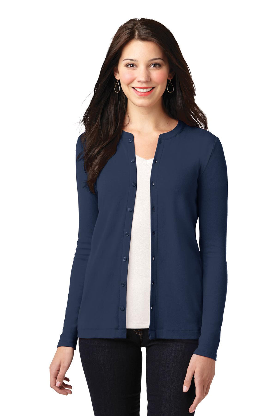 Port Authority ®  Women's Concept Stretch Button-Front Cardigan. LM1008