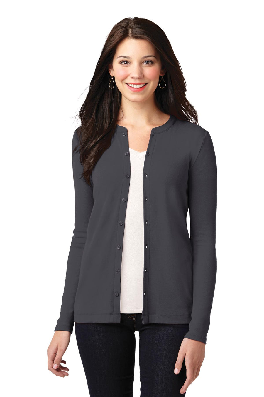 Port Authority ®  Women's Concept Stretch Button-Front Cardigan. LM1008