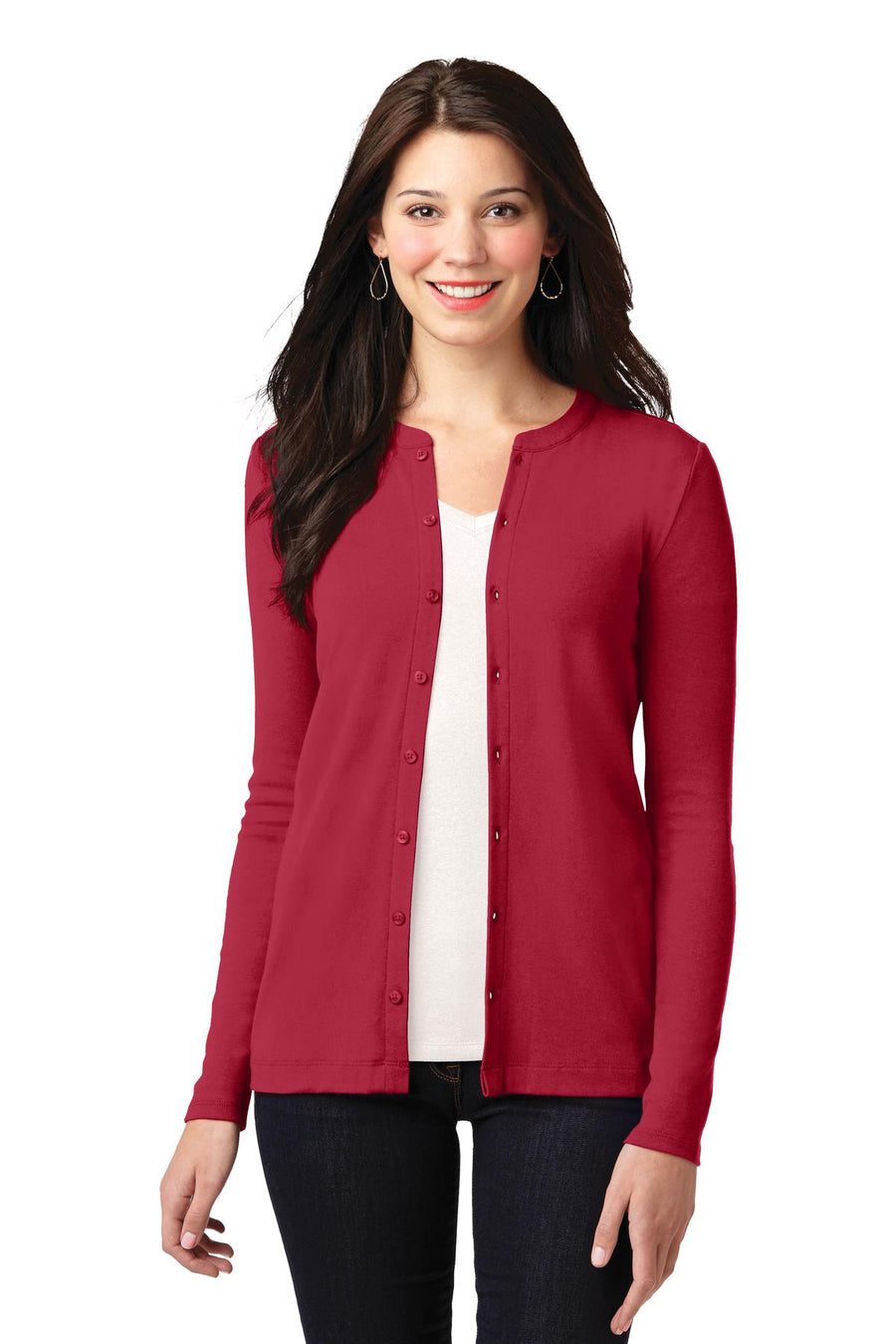 Port Authority ®  Women's Concept Stretch Button-Front Cardigan. LM1008