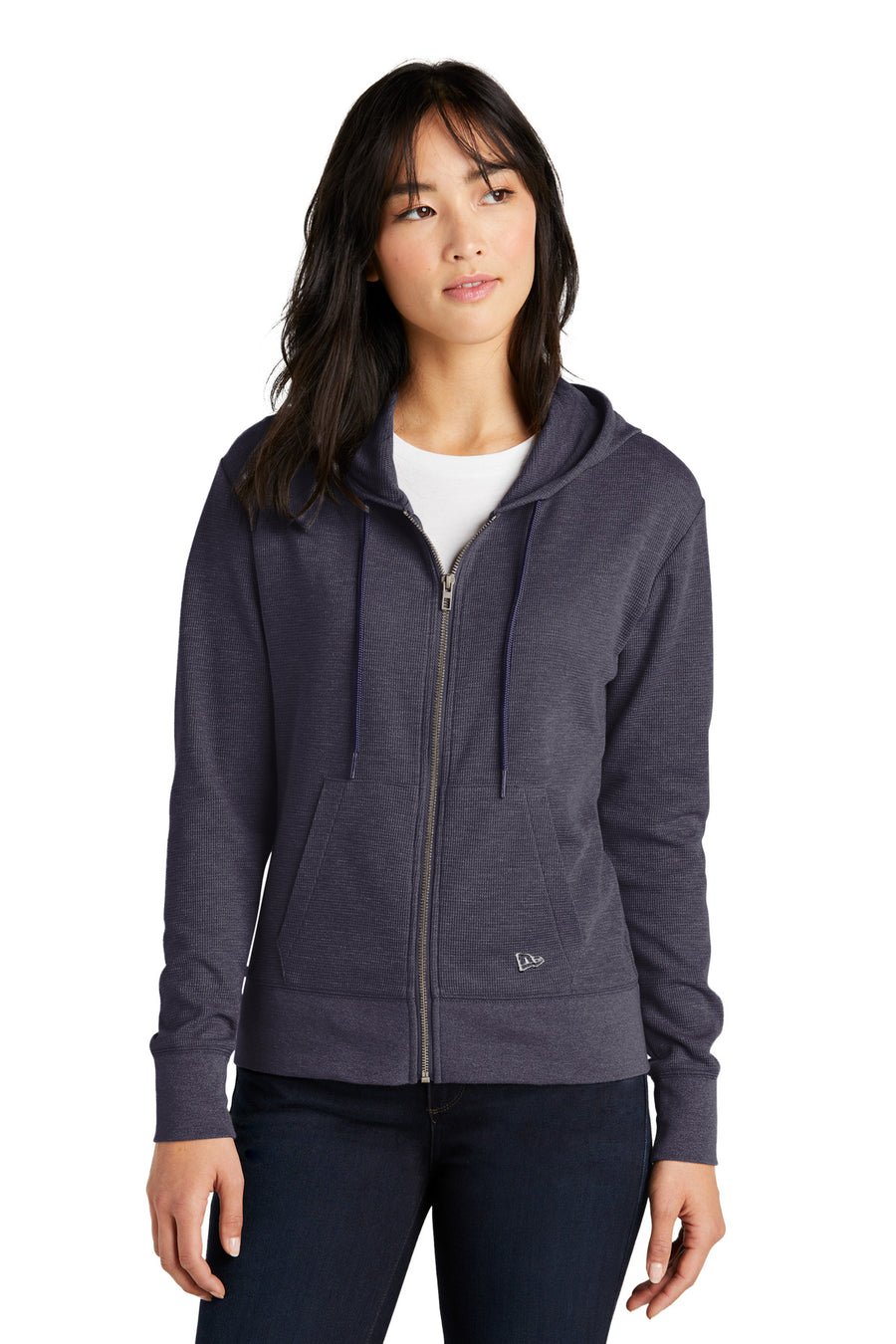 New Era ®  Women's Thermal Full-Zip Hoodie LNEA141