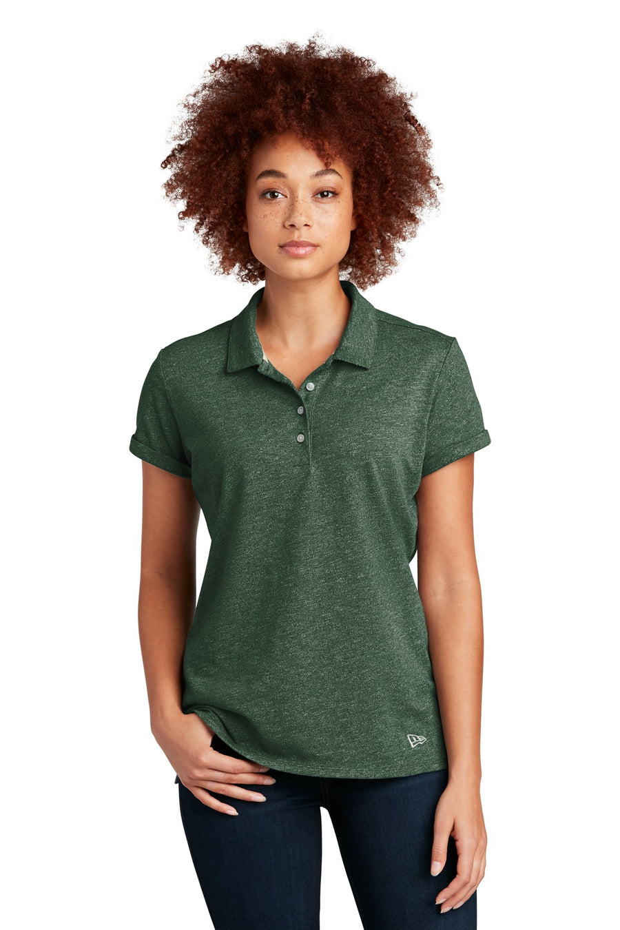 New Era  ®  Women's Slub Twist Polo LNEA301