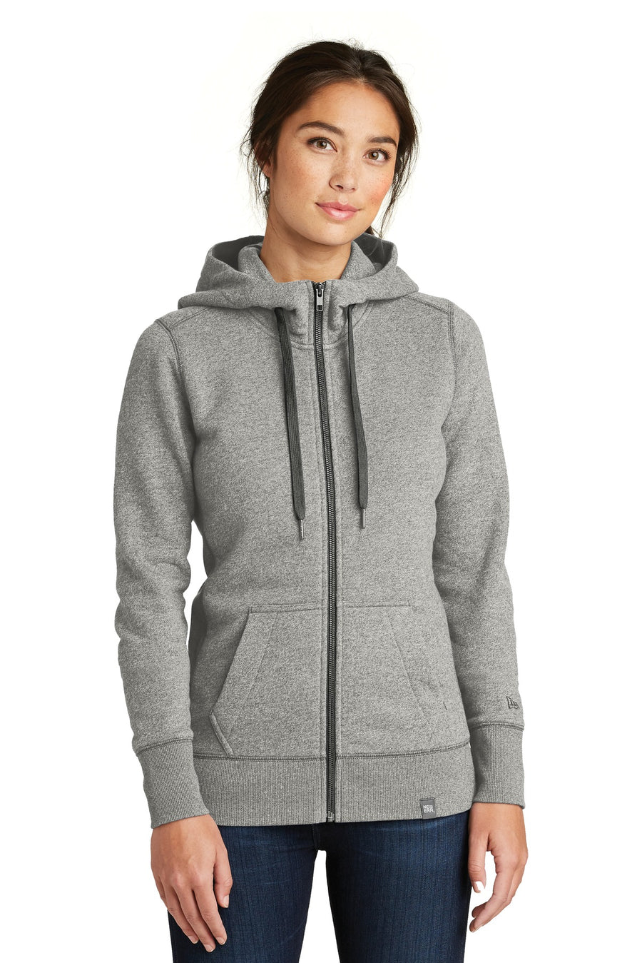 New Era  ®  Women's French Terry Full-Zip Hoodie. LNEA502