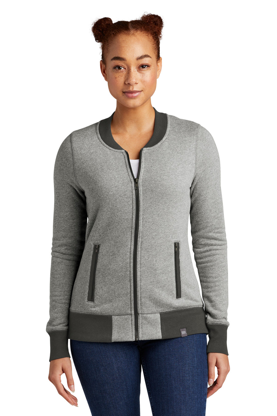 New Era ®  Women's French Terry Baseball Full-Zip. LNEA503