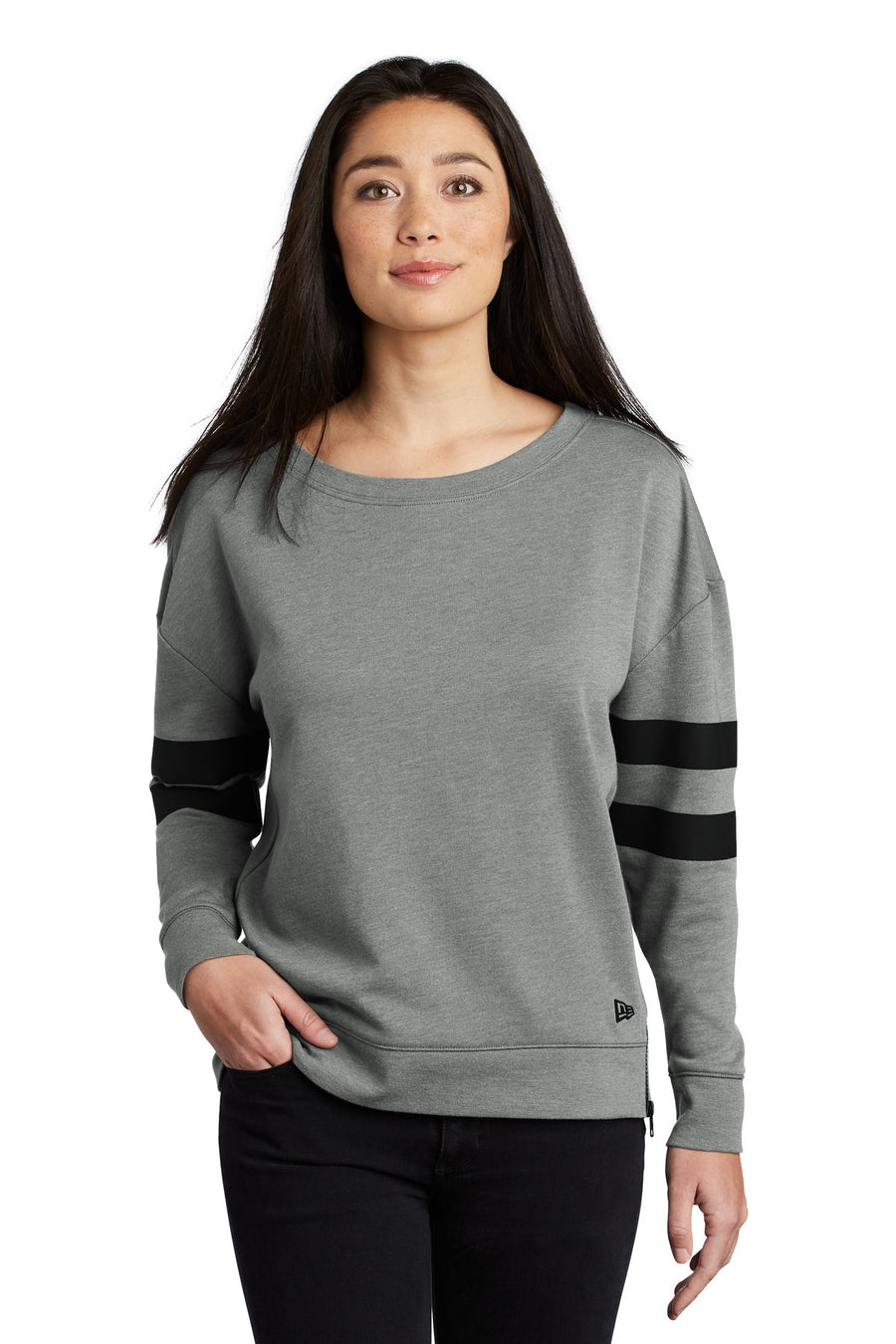 New Era  ®  Ladies Tri-Blend Fleece Varsity Crew LNEA513