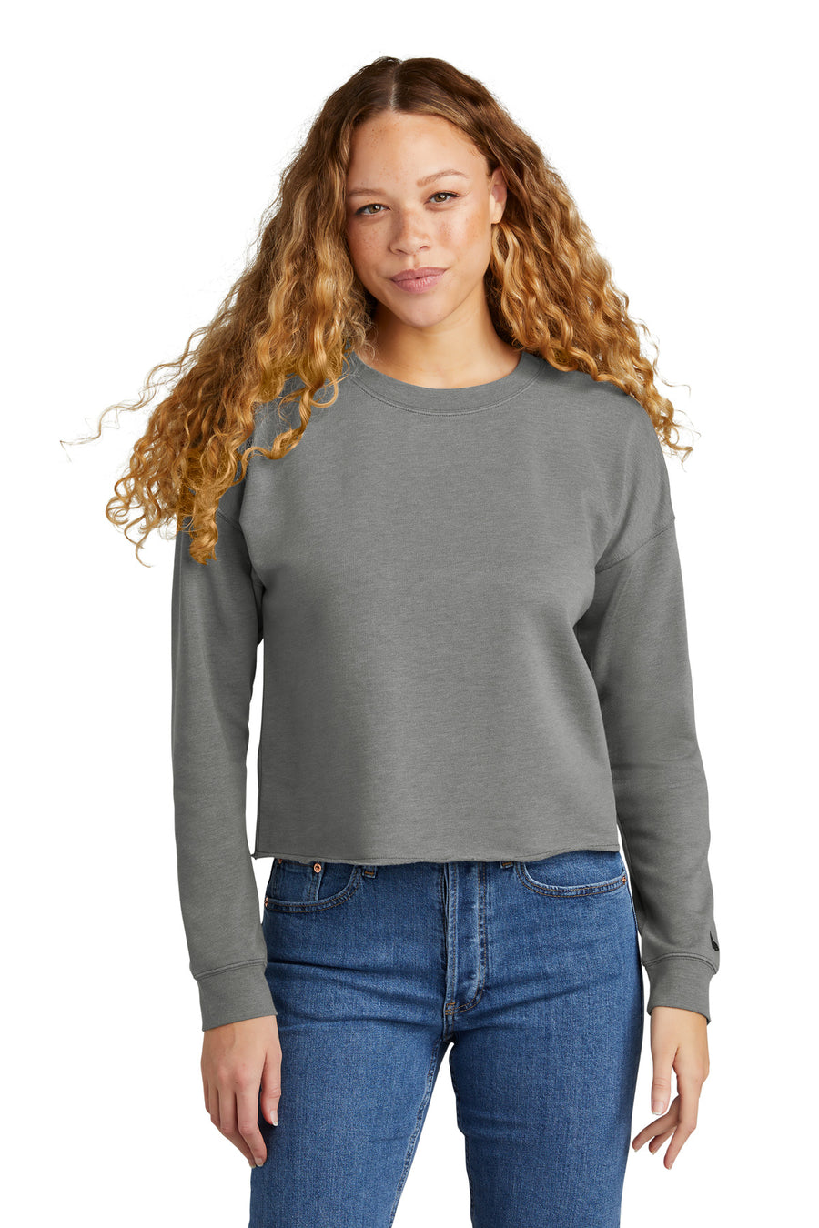 New Era ®  Women's Tri-Blend Fleece Crop Crew LNEA514