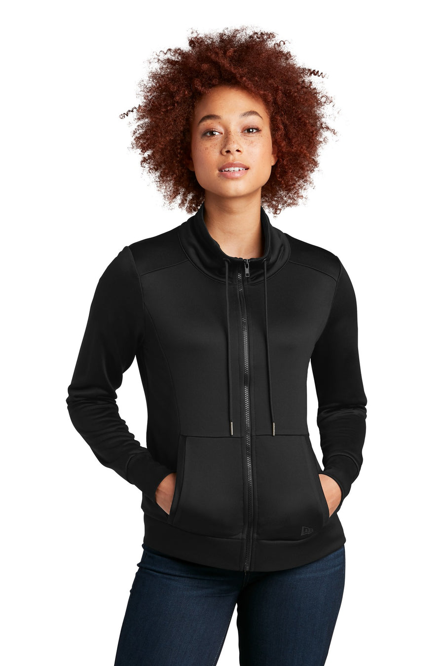 New Era ®  Women's Performance Terry Full-Zip Cowl LNEA530