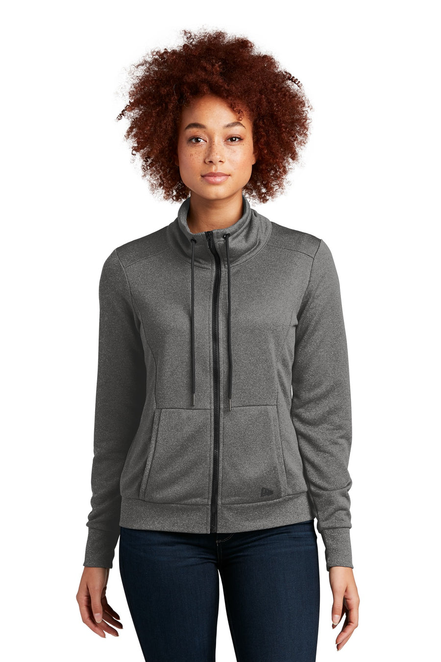 New Era ®  Women's Performance Terry Full-Zip Cowl LNEA530