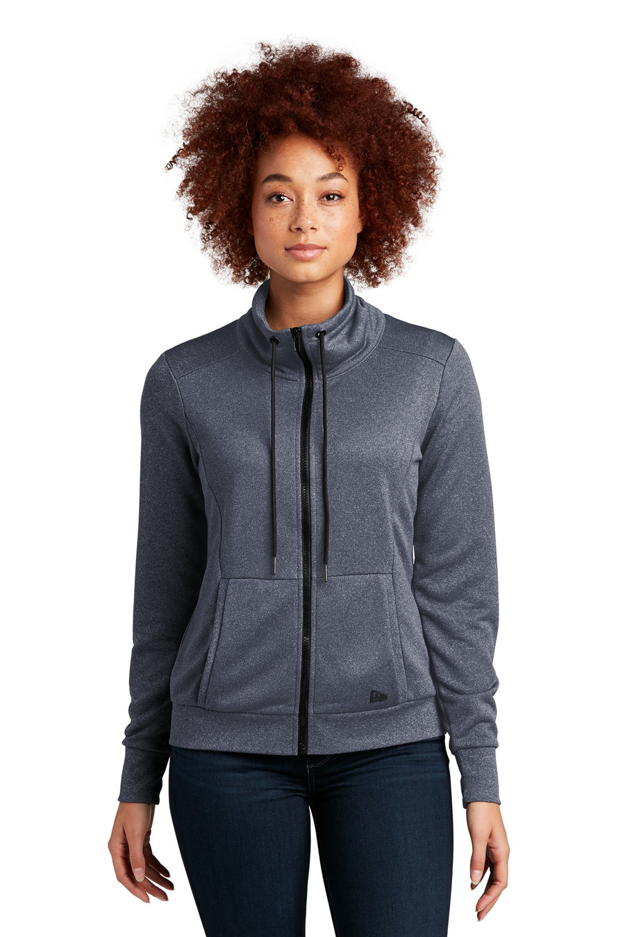 New Era ®  Women's Performance Terry Full-Zip Cowl LNEA530