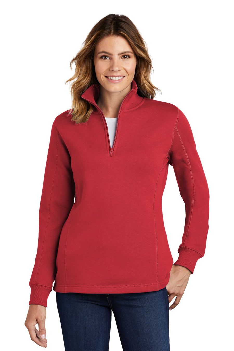 Sport-Tek ®  Women's 1/4-Zip Sweatshirt. LST253