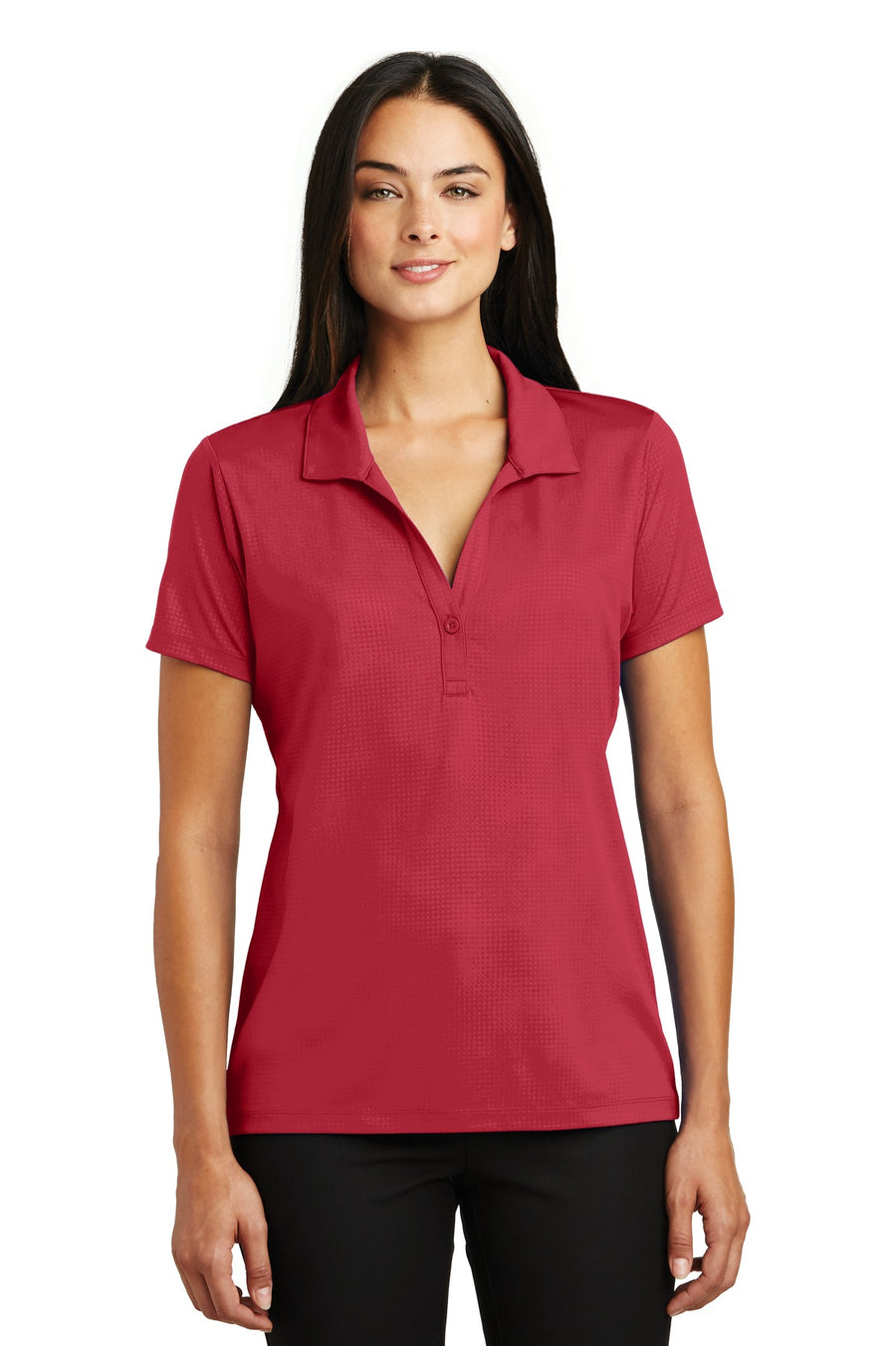 Sport-Tek ®  Women's Embossed PosiCharge ®  Tough Polo ® . LST630