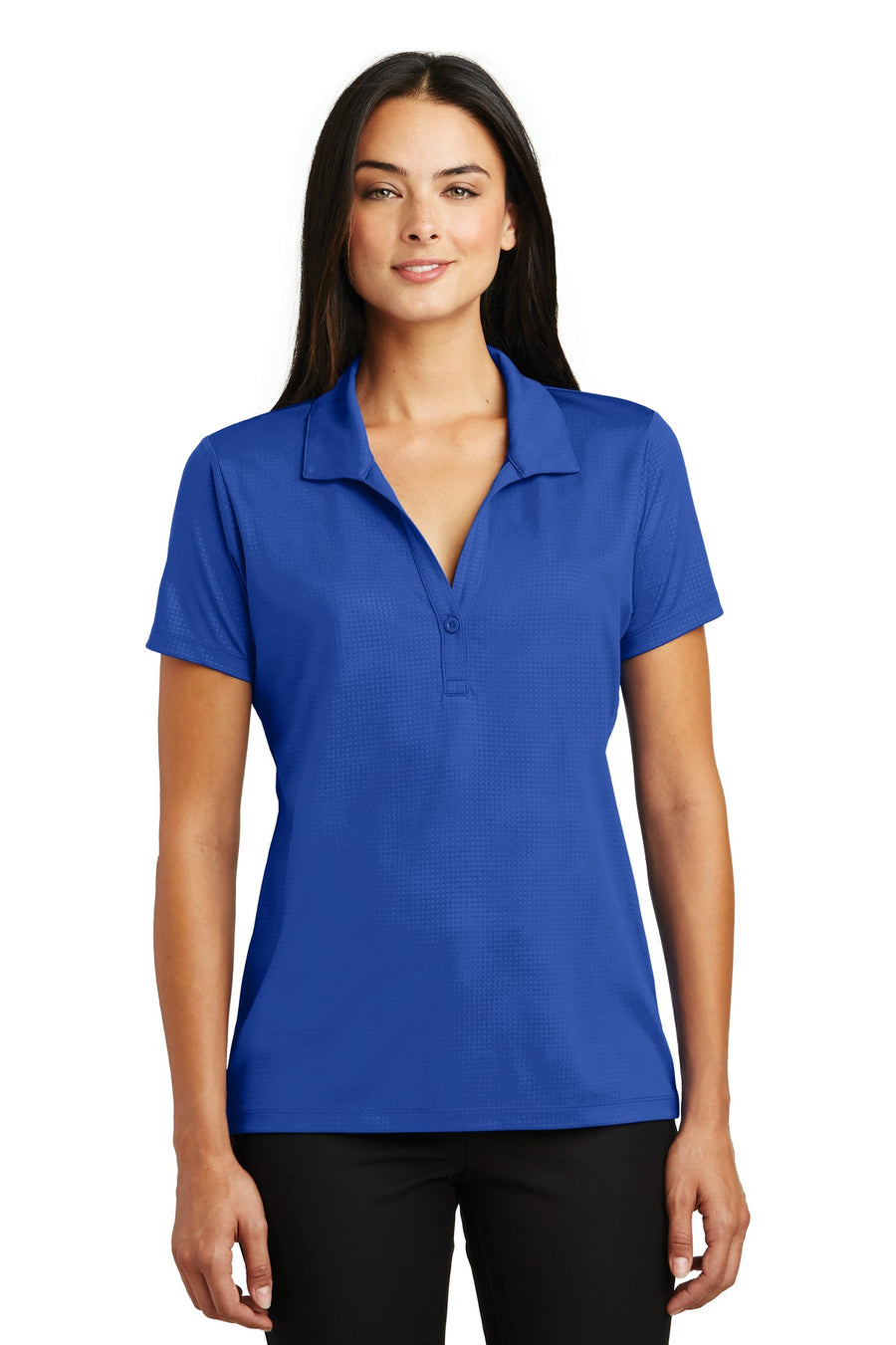 Sport-Tek ®  Women's Embossed PosiCharge ®  Tough Polo ® . LST630